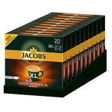 Jacobs Kaffeekapseln Guten Morgen XL Intense - 10er Pack (10 x 20 Getränke) & Kaffeekapseln Espresso Intenso, Intensität 10 af 12, 200 Nespresso®* kompatibel Kapseln, 10 x 20 Getränke