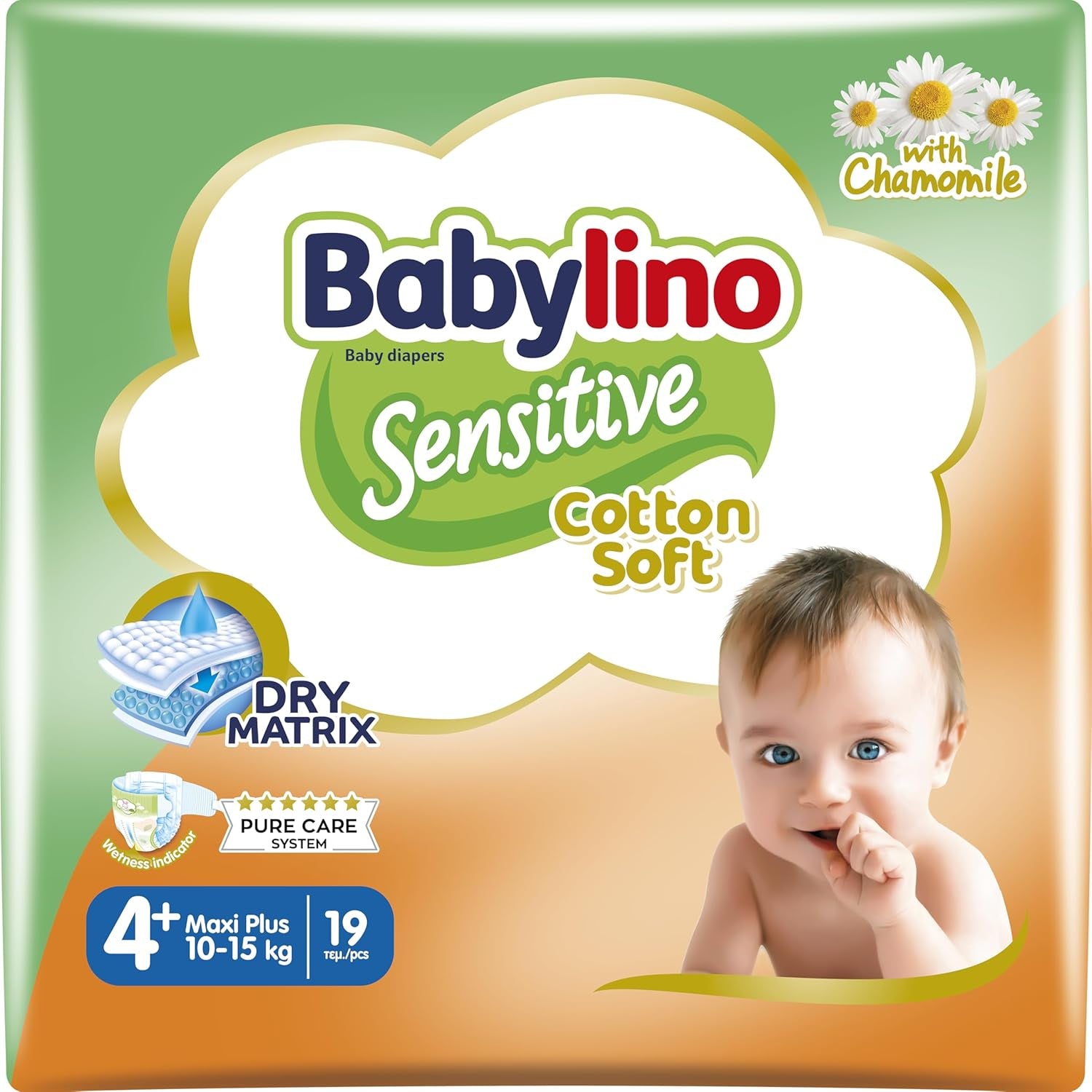 Bleer til sensitive babyer, str. 6, ekstra stor (13-18 kg), 114 bleer