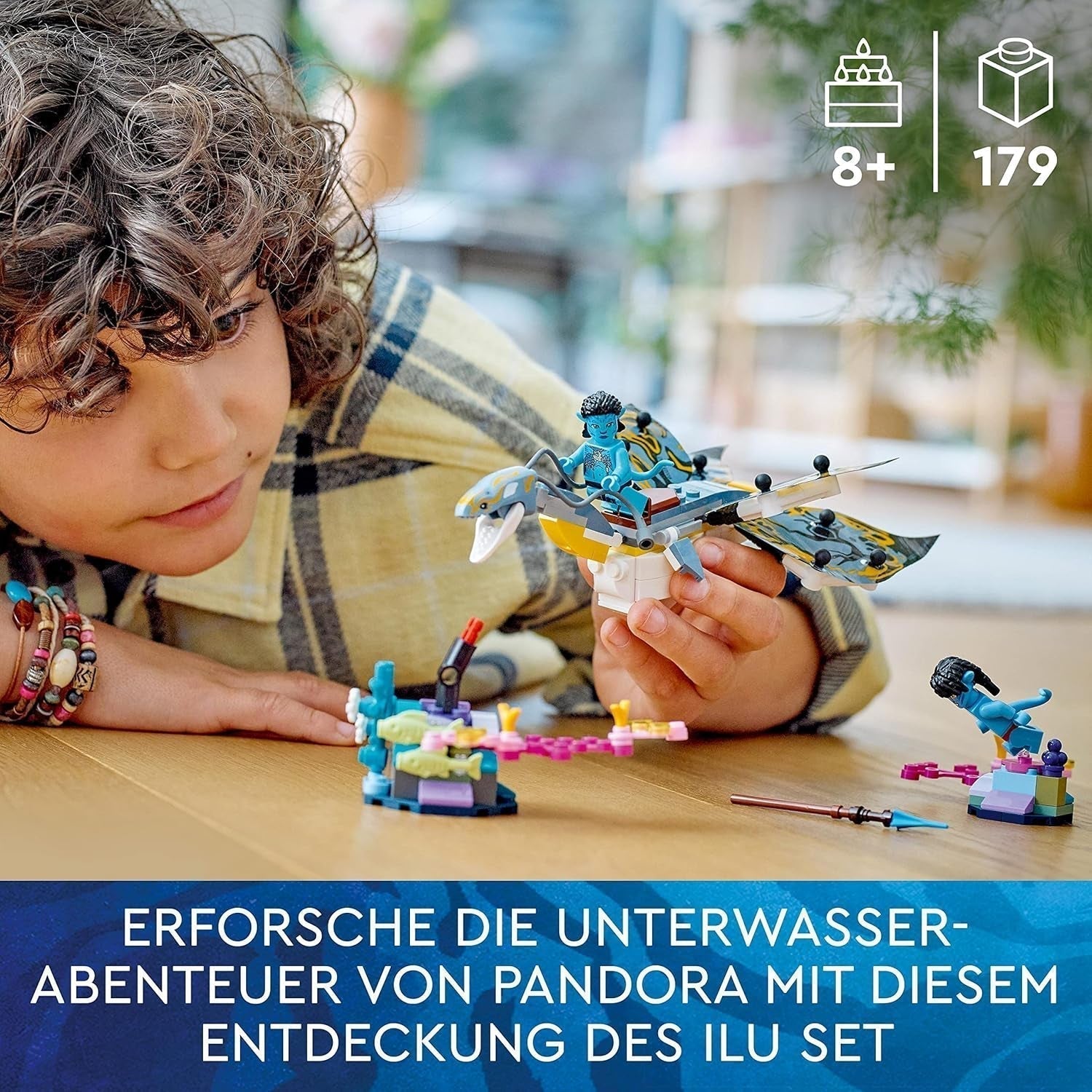 LEGO Avatar Opdagelsen af Ilu Vandsti byggelegetøj med undervandsfigur Pandora Collection Sæt til børn og filmfans fra 8 år og opefter 75575 Byggesæt Besuche den LEGO-Store