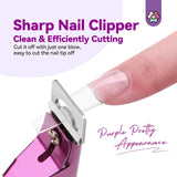 Saviland negle manicure cutter med 15 magneter, gel negle negle trimmer manicure negle cutter til kunstige negle Gel negle Akryl negle kunstige negle (rød rød)