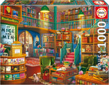 Educa - Puslespil med 1000 brikker for voksne | Bibliotek. Mål: 68 X 48 cm. Inkluderer Fixpuzzle puslespil lim. I 14 år (19925) Puzzle Naty Shop Standard titel