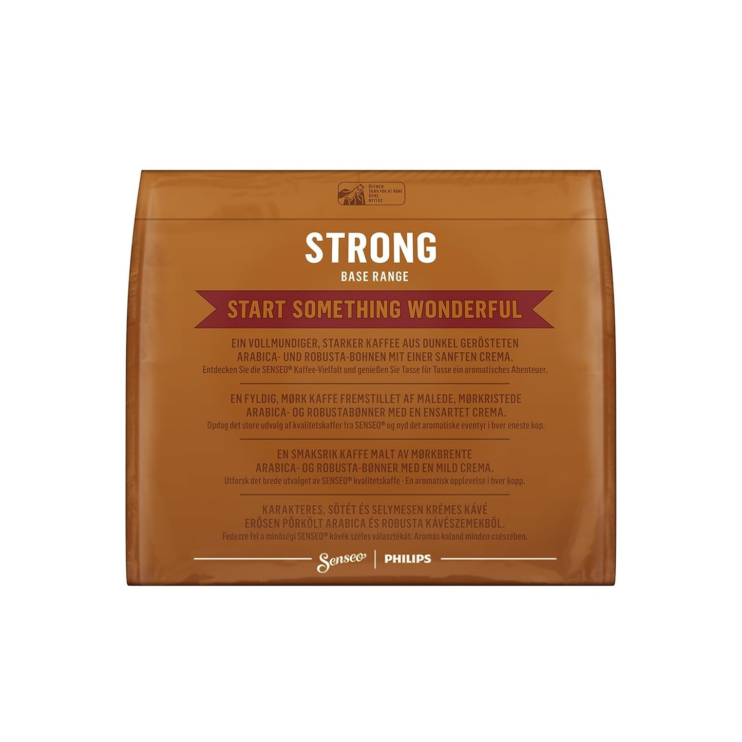 Senseo Pads Probierbox 5 Sorten, Vielfaltspakke, 5 x 16 Getränke, 80 Kaffeepads