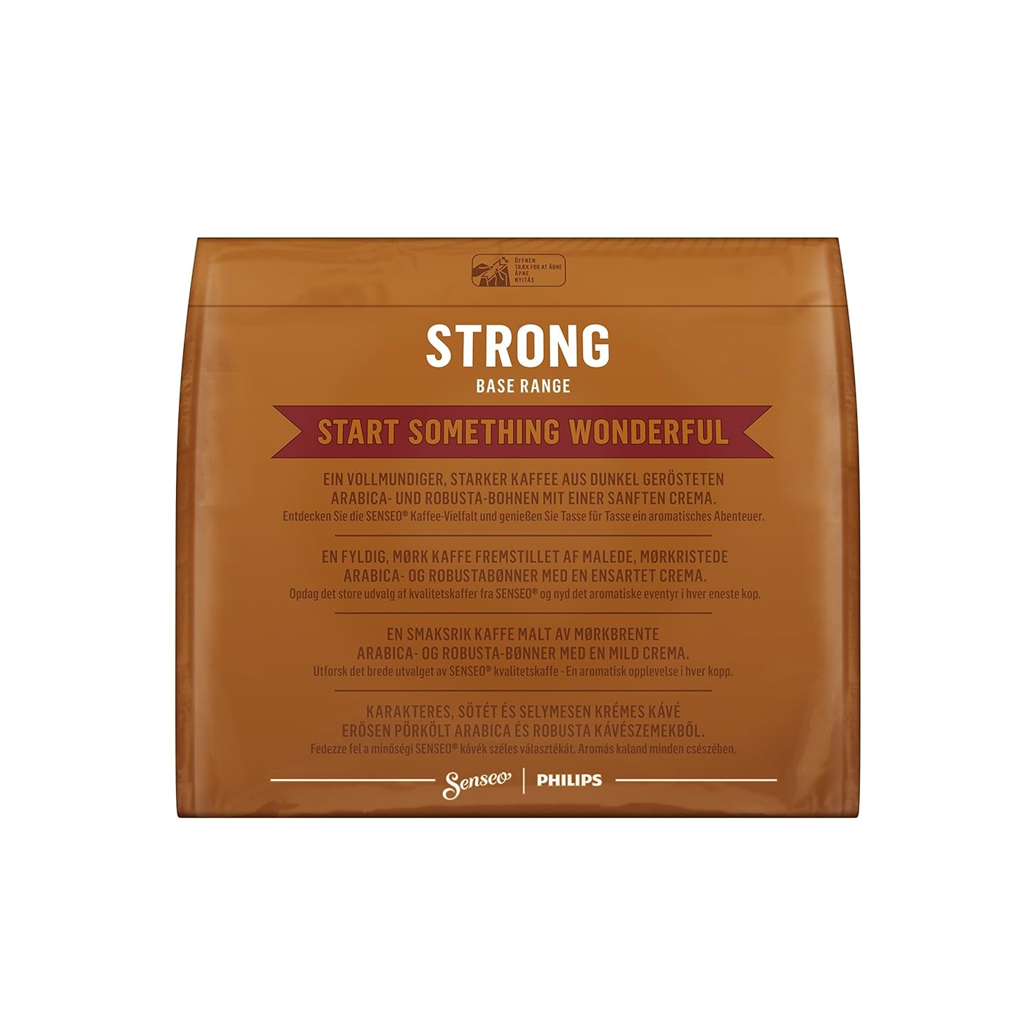 Senseo Pads Probierbox 5 Sorten, Vielfaltspakke, 5 x 16 Getränke, 80 Kaffeepads