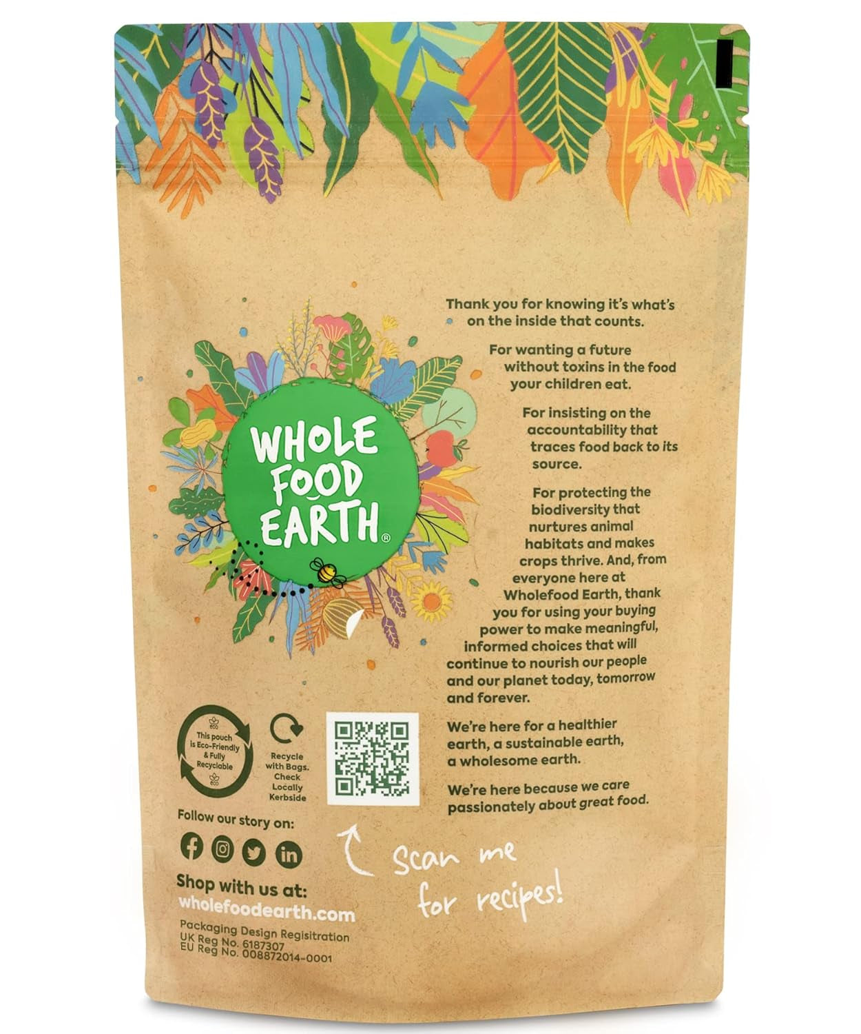 Wholefood Earth økologisk couscous – 1 kg | Rå | Ikke-GMO | Vegansk | Rig på fibre | Certificeret økologisk