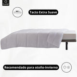 Tural - Dyne 150 X 220 cm med Aloe Vera behandling, fiberfyld 300 G/M², blød, åndbar, Oeko-Tex certificeret (hvid, seng 90 cm) Dyner og dyner Naty Shop