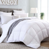 Kingsley Trend alternativ hvid dundyne til alle årstider, hele sæsonen, kingsize dyne (2,6 M X 2,3 M), bløde, maskinvaskbare dyner og dyner Naty Shop King White