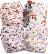 Littles og Bloomz FLP2-0406 Standard Clip Genanvendelig ble, 4 bleer