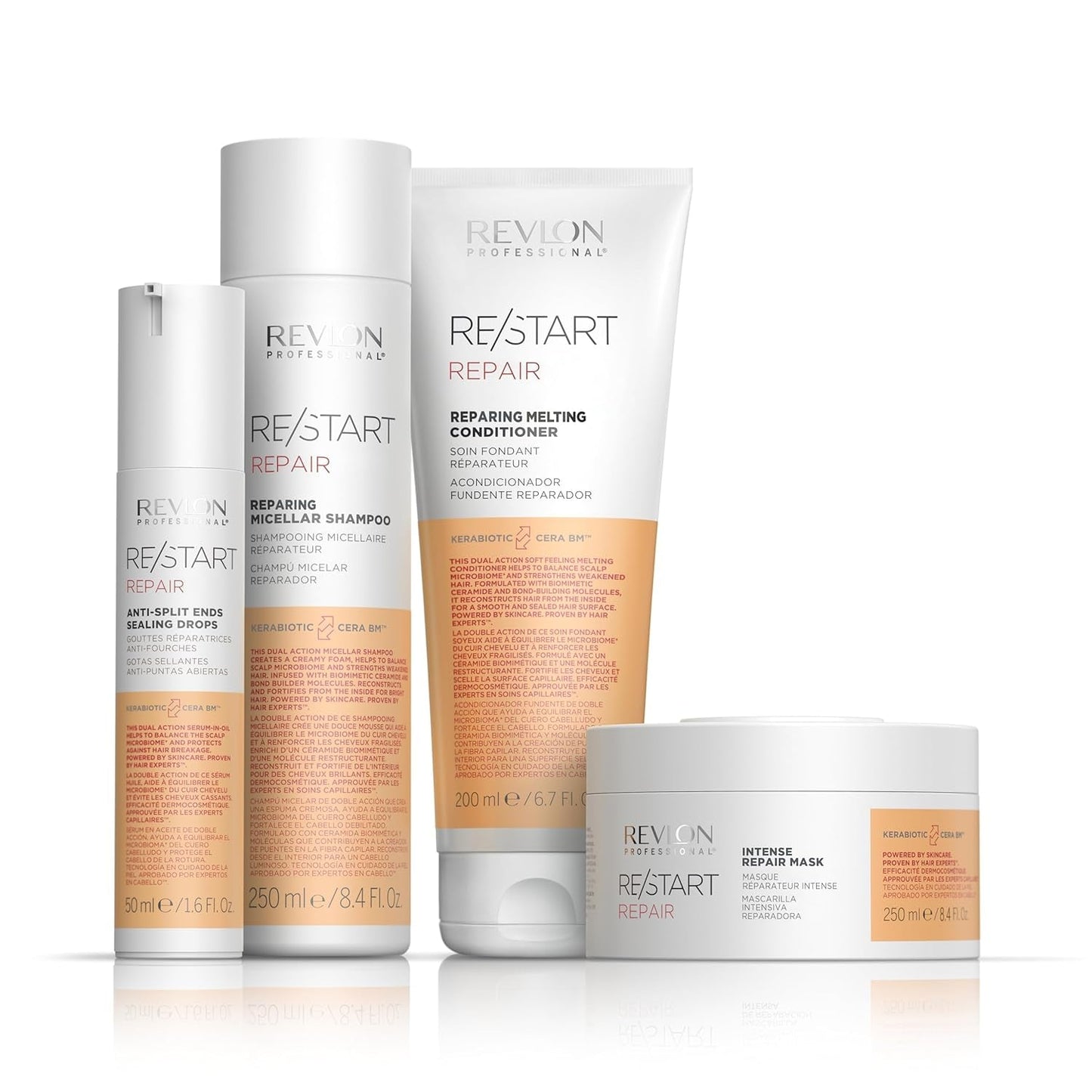 RE/START Repair Intense Repair Mask, 250 ml, intensiv maske til beskadiget hår, maske styrker beskadiget hår indefra, regenererende hårbehandling Naty Shop Hair Mask