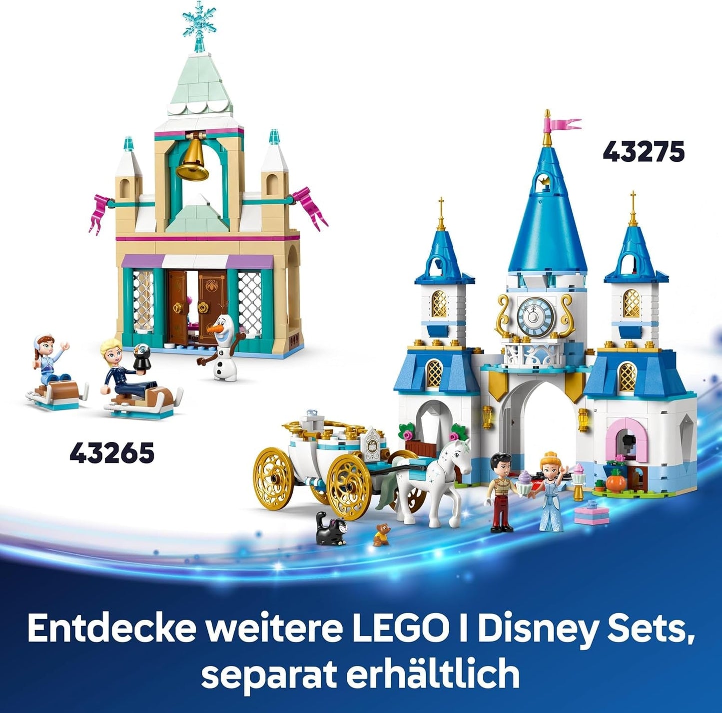 LEGO Ç€ Disney Encanto Mini House, byggelegetøj til piger fra 5 år, fantasy legetøj og byggesæt med Mirabel og Antonio Mini Dolls, en Capybara figur og nøgle 43261 Byggesæt Besuche den LEGO-Store