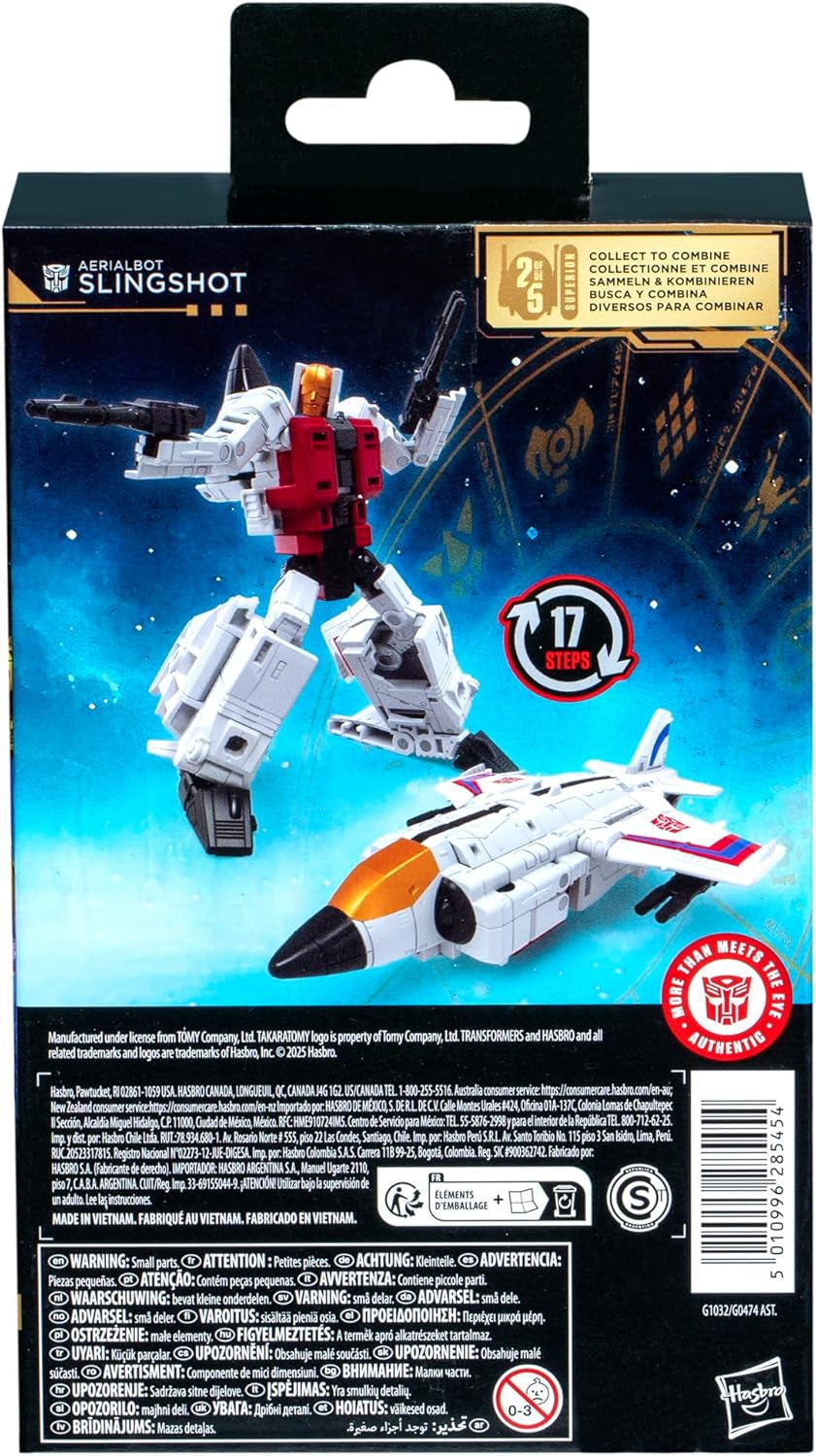 Transformers Age of the Primes Deluxe-klasse Aerialbot Slingshot Actionfigur Actionfigurer Naty Shop