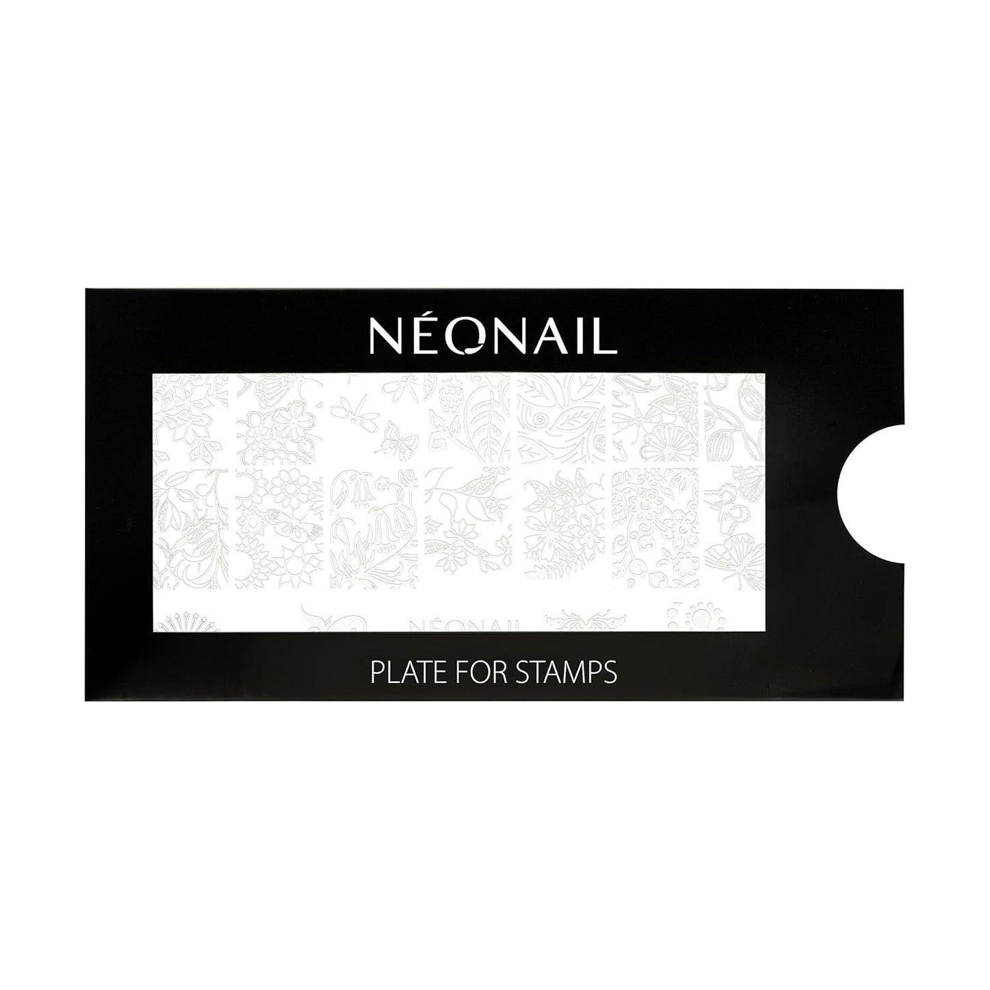NÉONAIL Nagel Stempel Mit Schaber - Nägel Selber Machen - Nail Art Stempel - Nageldesign Für Nagel Schablone - French Nails Stempel - Silikon Nagelstempel