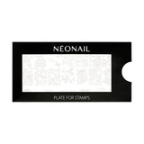 NÉONAIL Nagel Stempel Mit Schaber - Nägel Selber Machen - Nail Art Stempel - Nageldesign Für Nagel Schablone - French Nails Stempel - Silikon Nagelstempel