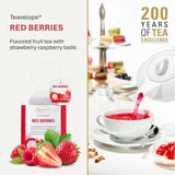 Teavelope "Red Berries" - frugtte med jordbær- og hindbærsmag, 25 teposer, 62,5 g