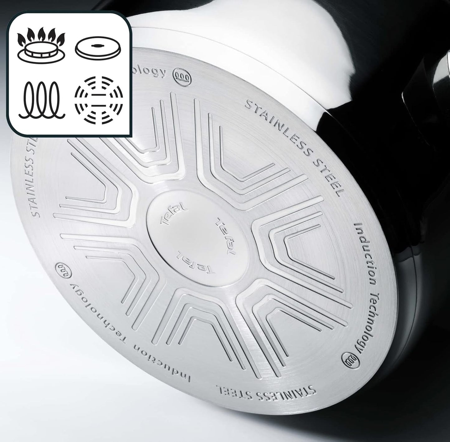 TEFAL DUETTO Pandesæt 3 styk 20/24/28 cm, induktion Gryder og pander Naty Shop