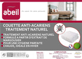 Anti-mide quilt, naturlig varme, 240 X 260 Cm Dyner og dyner Naty Shop