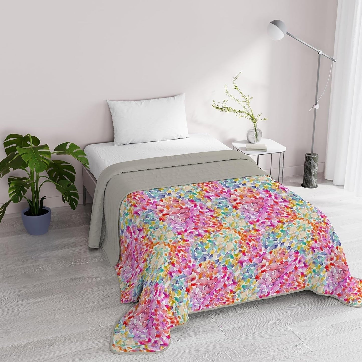 Fantasy italiensk sengetøj Microfiber Sommer 1,5 Senge Murrine dyner & dyner Naty Shop Spring 1 Posto E Mezzo