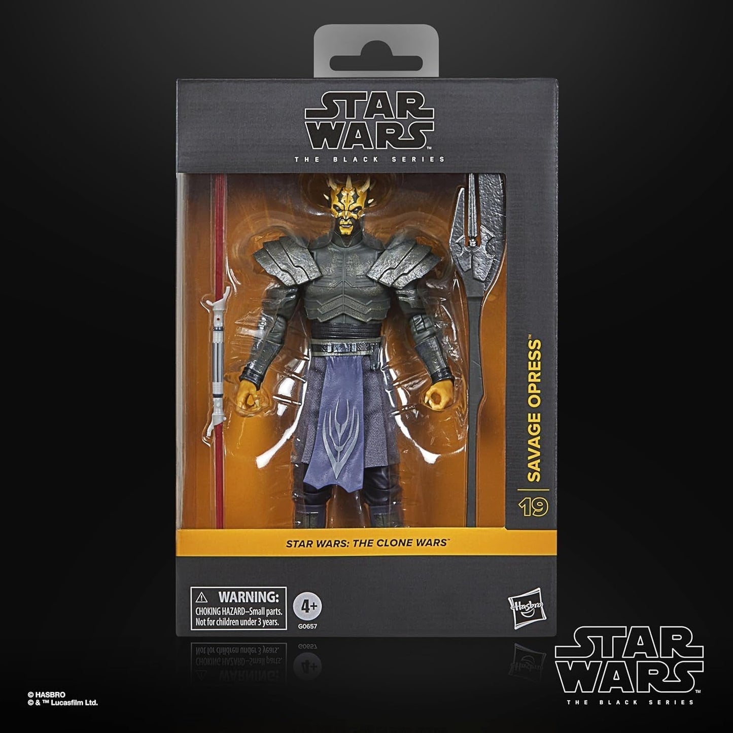 Star Wars Black Series Savage Opress, Star Wars: The Clone Wars Deluxe samlerfigur (15 cm) Actionfigurer Naty Shop