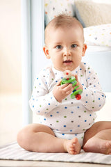 HABA 1068 - Flapsi gribelegetøj, glad legetøj til babyer og småbørn, lavet af træ fra 6 måneder, motorisk legetøj med raslelyd Babylegetøj Naty Shop