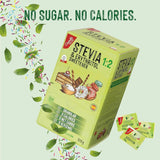 Stevia + Erythritol 1:2 Süßstoff | 204 Mytetaske 2,5 G | 100% Natürlicher Zuckerersatz - 0 Kalorien - 0 Glykämischer Index - Keto Und Paleo - 0 Kohlenhydrat - Kein GVO - Castello siden 1907-510 G Sweeteners Naty Shop