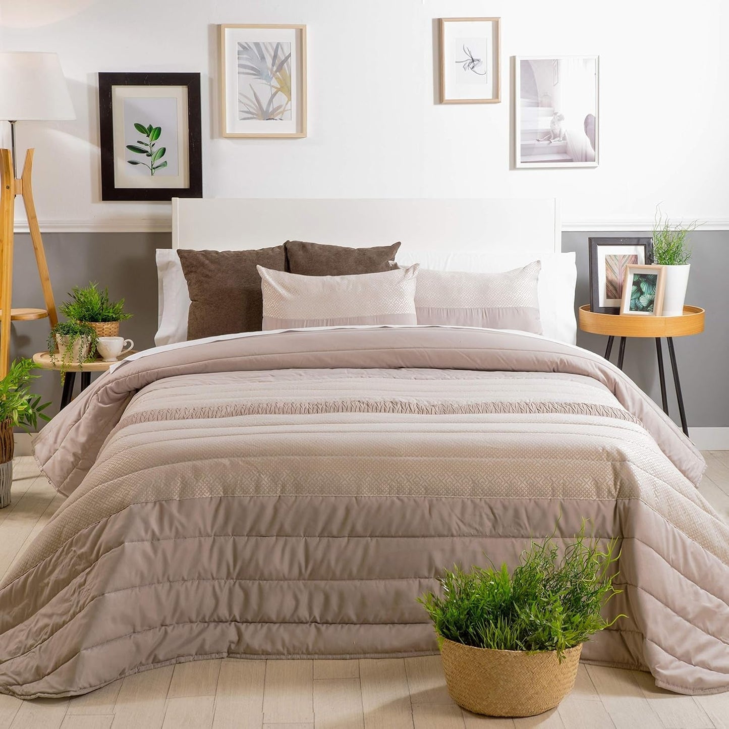 Comforter Spring 3, creme, til 135 cm brede senge Dyner og dyner Naty Shop Cremefarve 135 cm bred seng