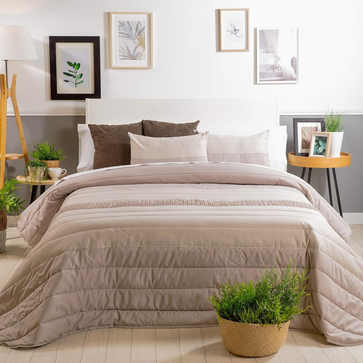 Comforter Spring 3, creme, til 135 cm brede senge Dyner og dyner Naty Shop Cremefarve 135 cm bred seng