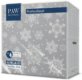 PAW - Airlaid servietter (40 X 40 Cm) I 50 stykker I Perfekt til jul, vinter, helligdage I Juleaften Bordpynt I Airlaid stoflignende servietter Vintergrene I Vintergrene