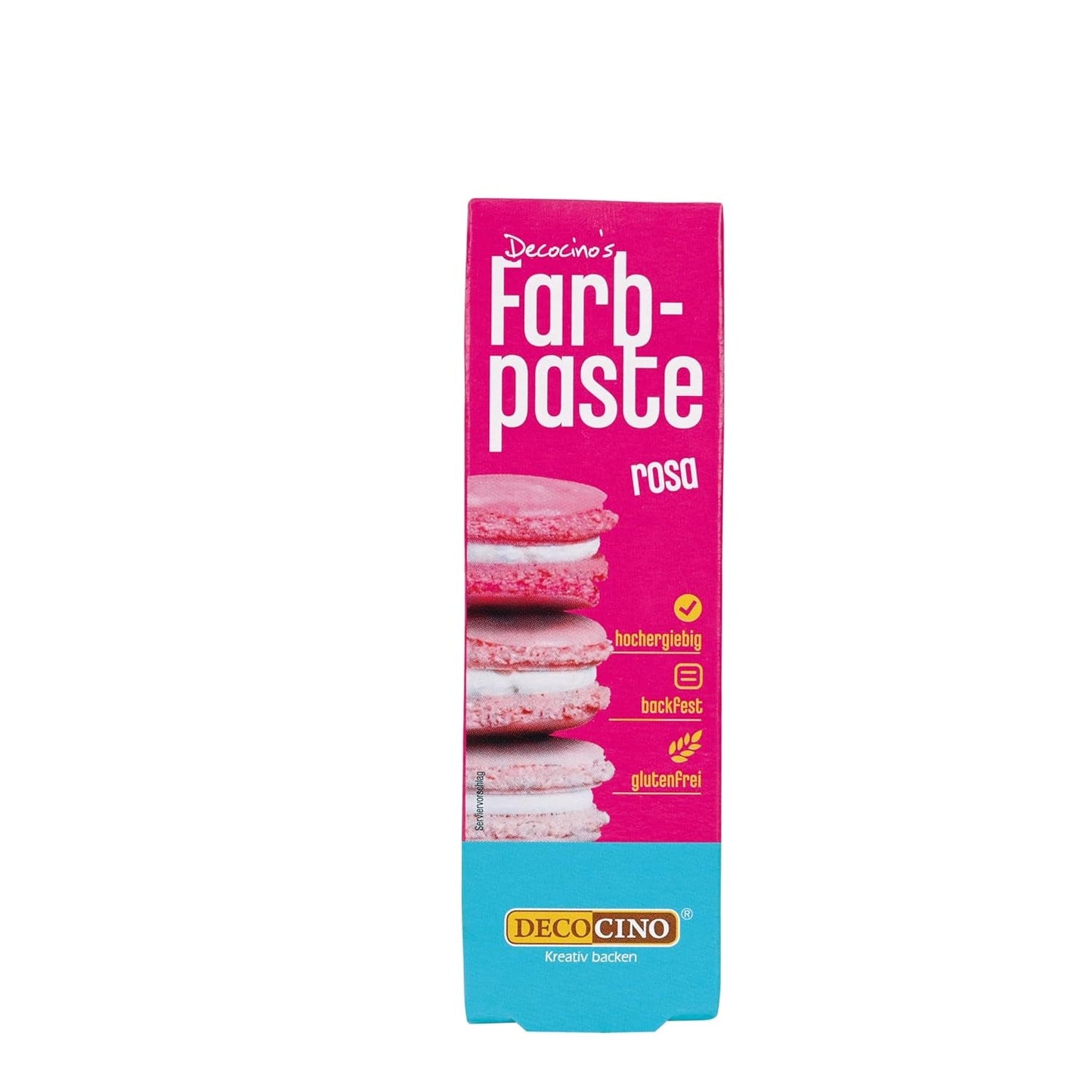 DECOCINO pink farvepasta - 20 g - Madfarve, ideel til farvning af kager, fondant og cremer - Fri for azofedtsyrer og gluten