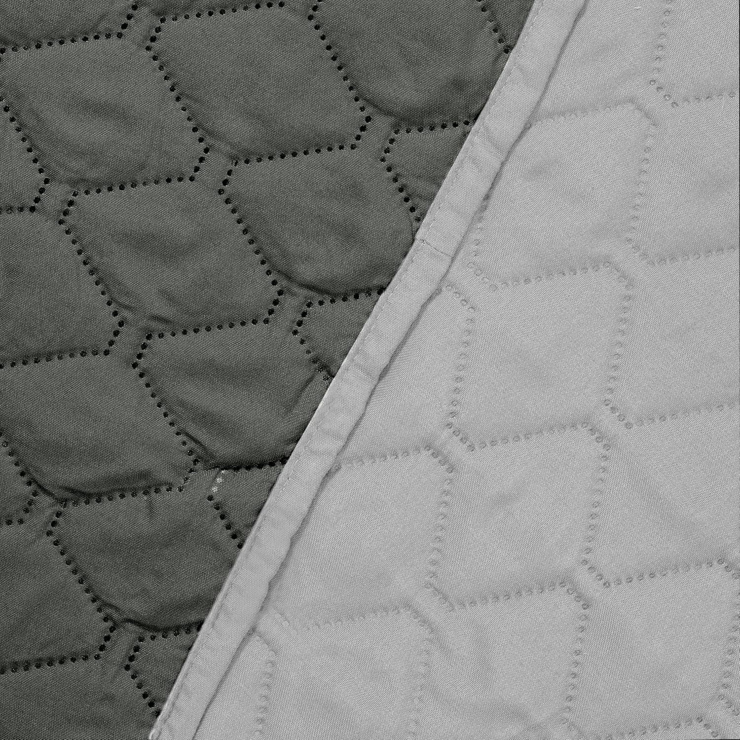 Decoking Sengetæppe 200 X 220 Cm Grafit Antracit Sølvgrå Tosidet sengetæppe let at vedligeholde Axel Senge og tæpper Besuche den DecoKing-Store