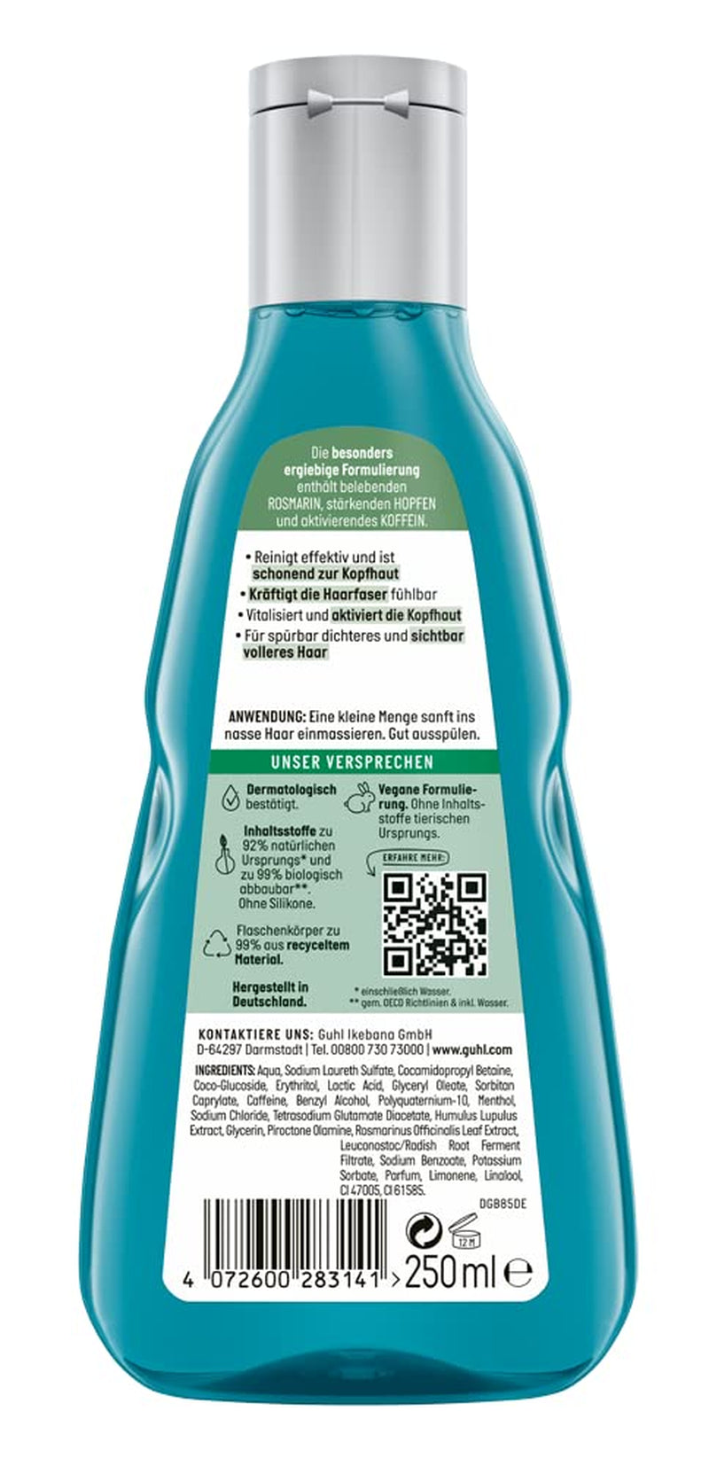 Guhl Men Full & Strong Shampoo - Hårtype: Tynd, fin, normal Guhl Shower & Bath