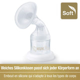 NUK Nature Sense dobbelt elektrisk brystpumpe | Med batteri, LCD display 2X beholdere til modermælk på 150 ml Tilbehør Mad og Amning Bebe Naty Shop