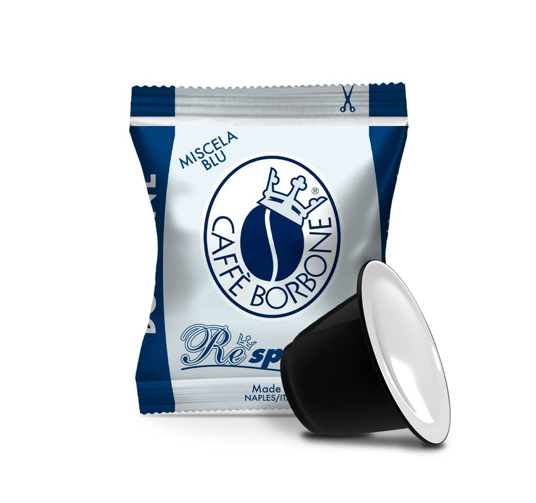 Caffè Borbone Respresso, Blå Kaffeemischung - 100 kapsler - Kompatibel med Nespresso®* Haushalts-Espressomaschinen