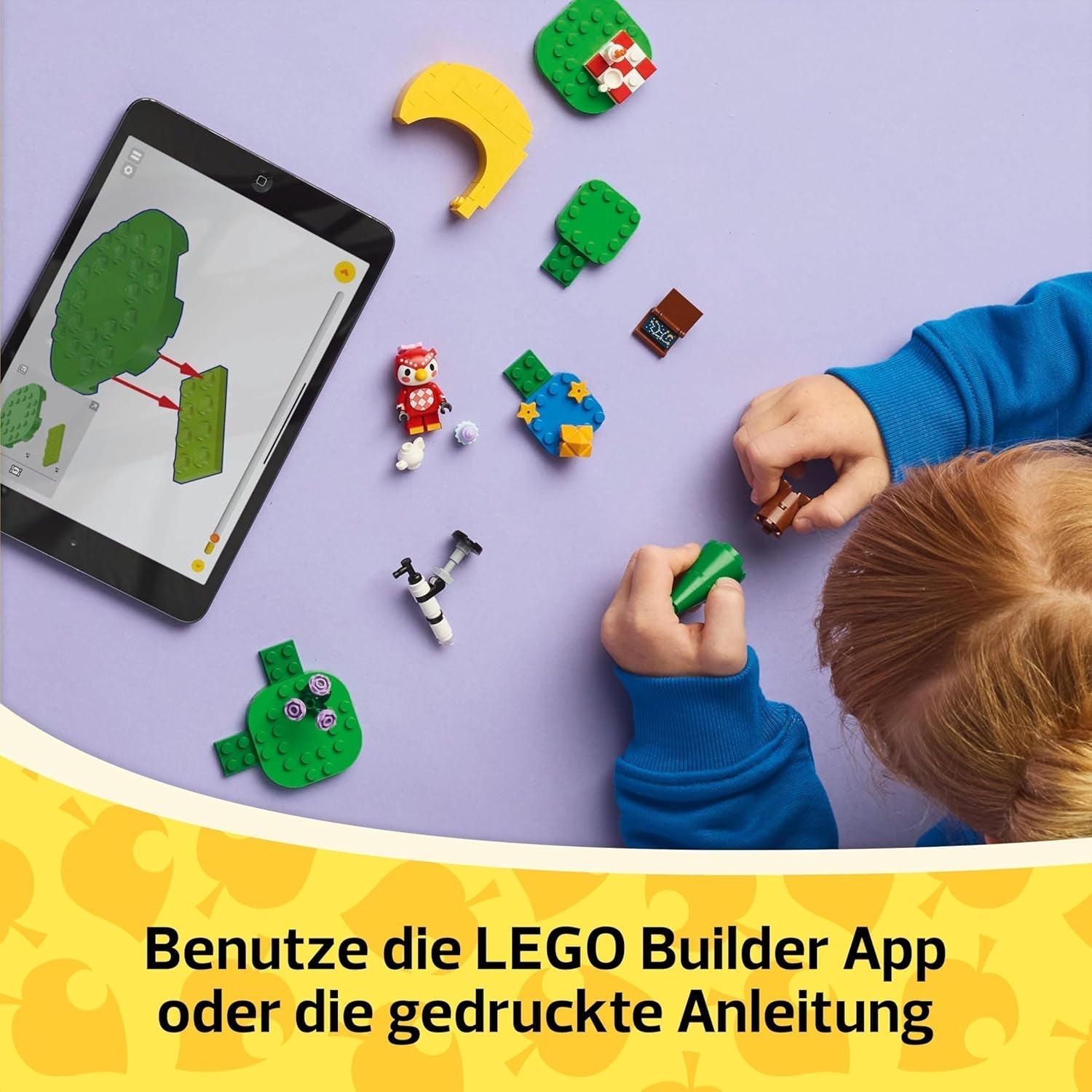 LEGO Animal Crossing Stargazing med Eufemia, Byggesæt til børn, Fantasifuldt Rollespil Videospilsæt, Legetøj til 6-årige piger og drenge, Figurdyrelegetøj 77053 Byggesæt Besuche den LEGO-Store