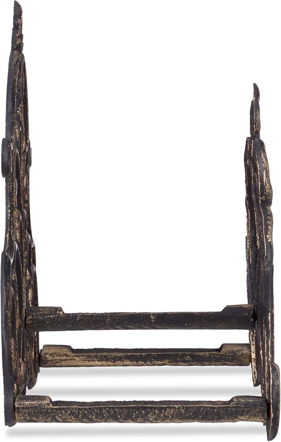 Relaxdays Slangeholder Vintage Look Haveslange Vægmonteringsslange 20m Støbejern Højde 24x31,5x15cm Bronze