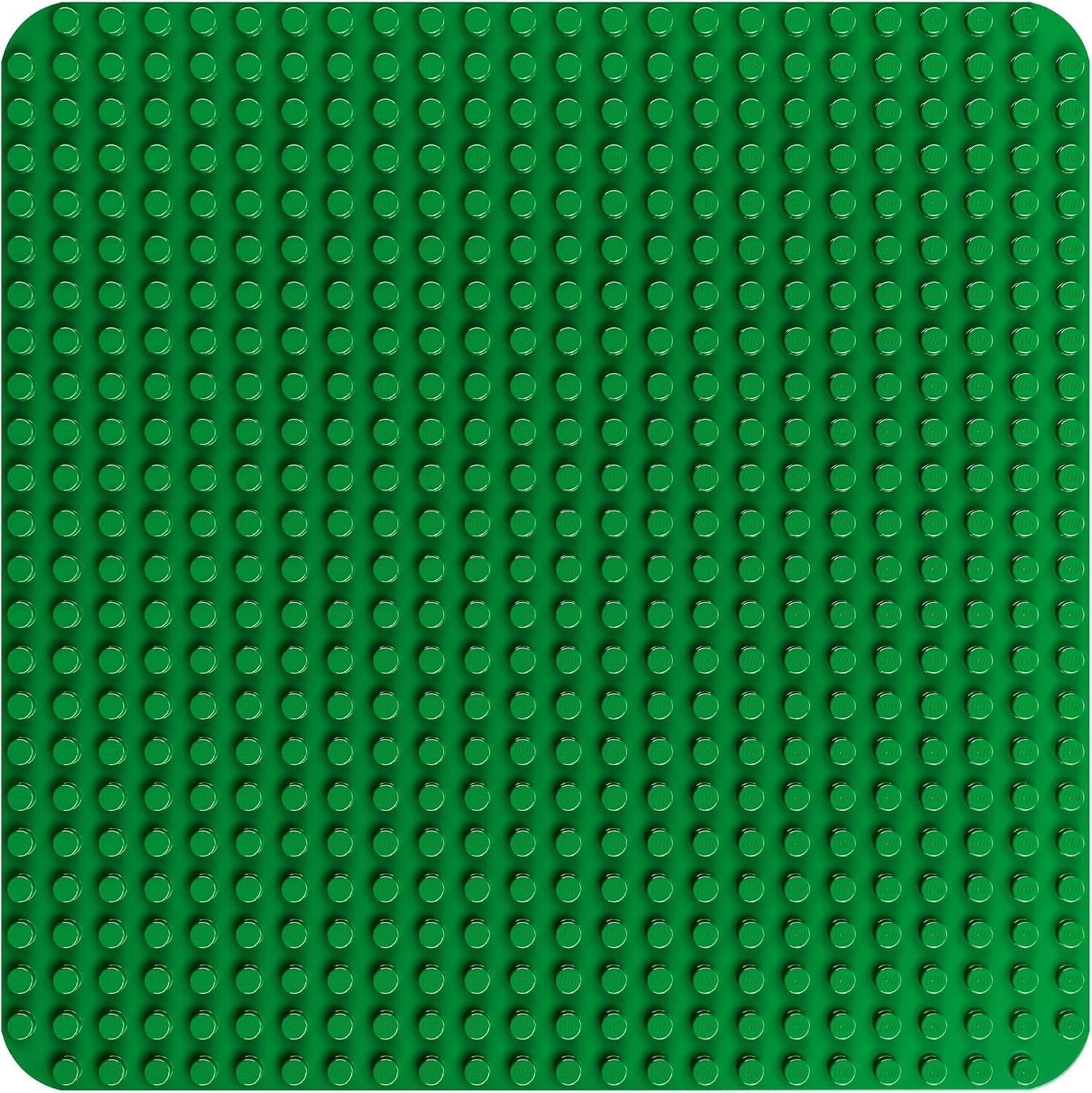 LEGO DUPLO byggeplade i grøn, Byggelegetøj til småbørn fra 18 måneder, Til visning af modeller, Giver førskolebørn mulighed for at bygge kreativt og lege fantasifuldt, Pædagogisk legetøj 10460 Byggesæt Besuche den LEGO-Store