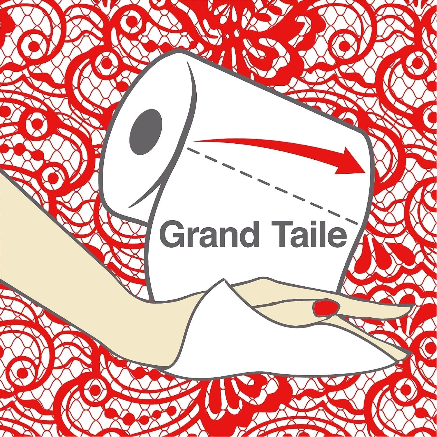 Toiletpapir Renova Renova Grand Royal 4-lags - 6 ruller, stor (pakke med 5)