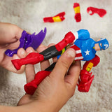 Mixmashers Marvel Captain America Avengers Mix-og-match actionfigurer og tilbehør Actionfigurer Naty Shop