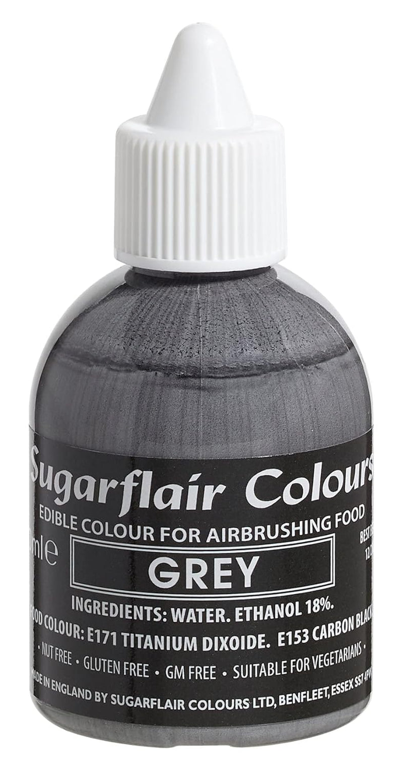 Sugarflair Deep Red Food Coloring - Spiselig flydende madfarve, Airbrush-farve til kager, muffins, frosting og kagepynt - 60 ml