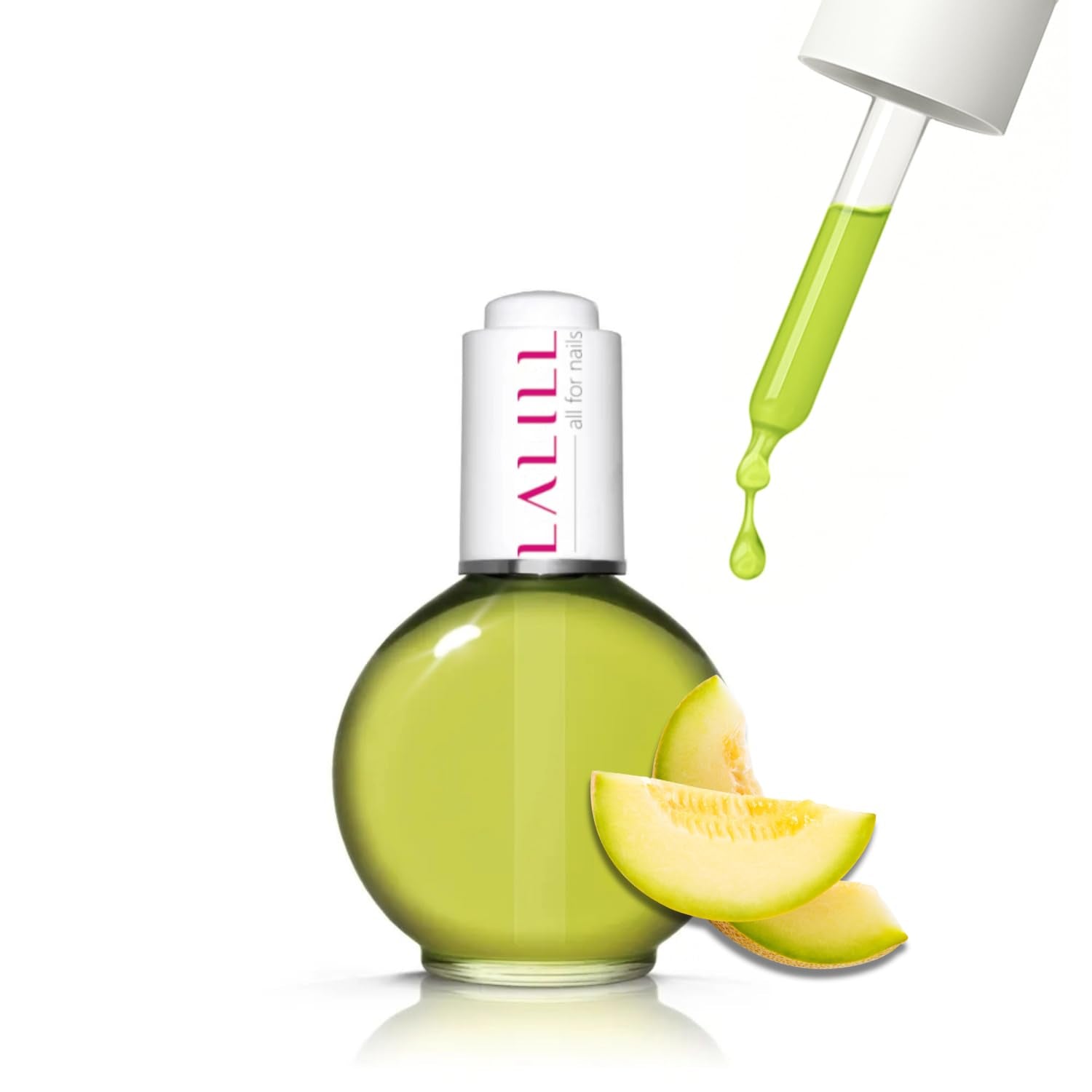 LALILL Nail Cuticle Oil 75Ml - Himbeere Nagelpflegeöl - Nagelöl Pflege Für Nägel Nagelhaut - SPA Maniküre Naildesign Hände - Vegansk - With Pipette