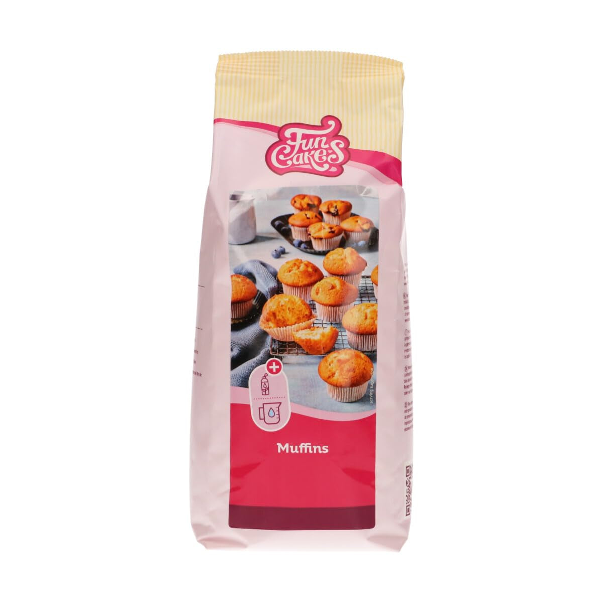 Funcakes Mix Für Muffins, Backen Sie Einfach Köstliche Muffins, Perfekte Amerikanische Muffins, Geeignet Für Die Herstellung Von Blaubeermuffins Oder Schokoladensplitter-Muffins, Halal., 1 Kg Naty Shop Standardtitel