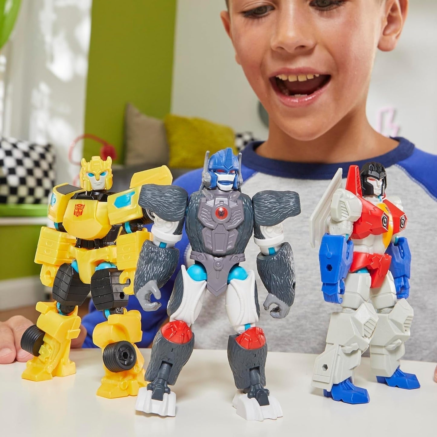 Transformers Mixmashers Starscream Tilpasset actionfigur og tilbehør Actionfigurer Naty Shop