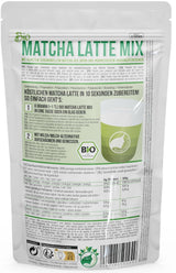 Nananatura'S Bio Matcha Latte Mix med 22% Ceremoniel Grade Green Tea Pulver fra Japan | For en enkel og lækker nydelse af te | Også velegnet til is og kager