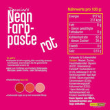 Decocino Neon Food Paste Red – Høj dosis madfarve – Til farvening af kager, muffins, cupcakes – Smagløs
