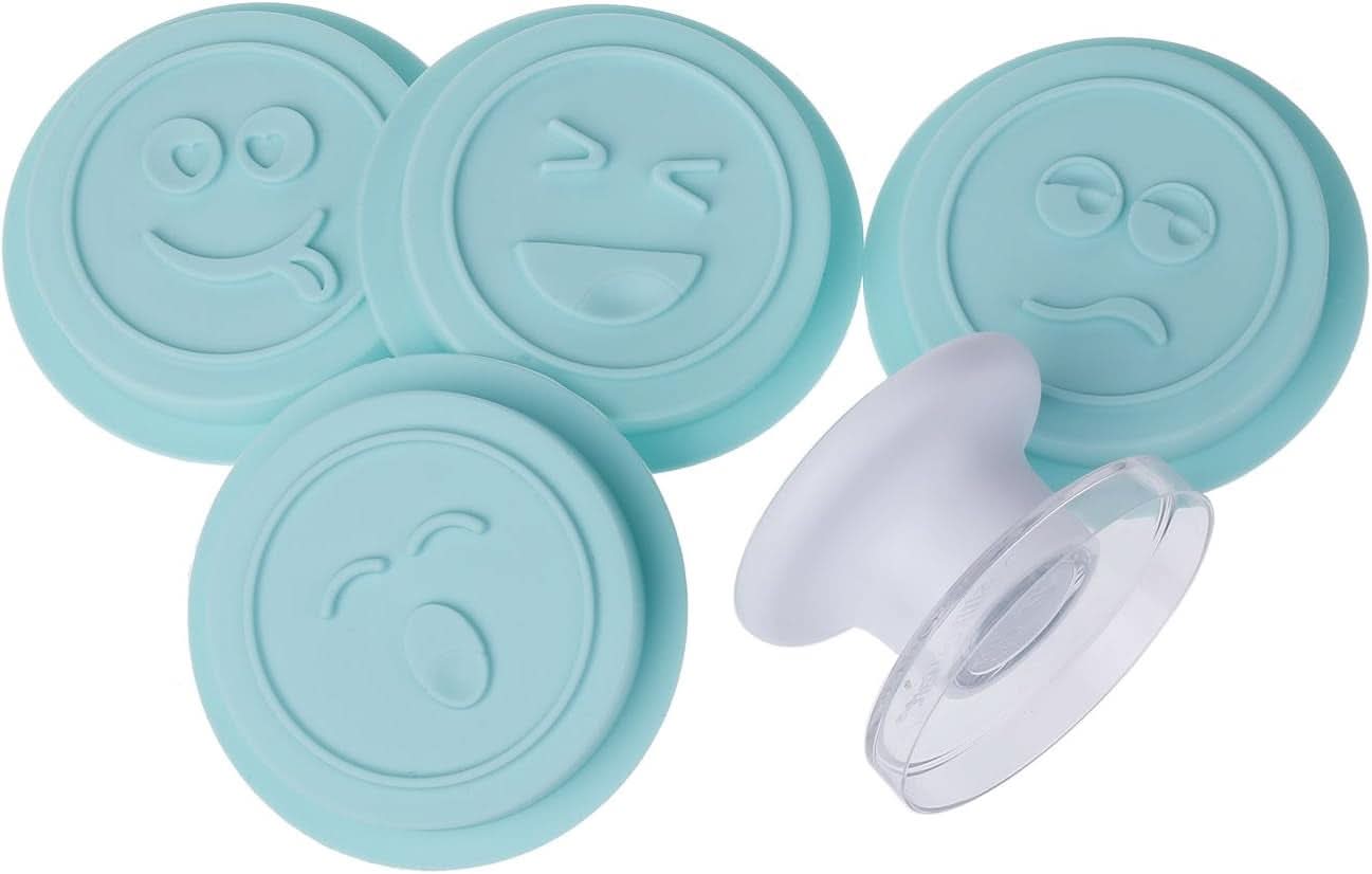 Silikomart 25.440.39.0069, Emoji Cutter Sæt, Ø73 MM Naty Shop