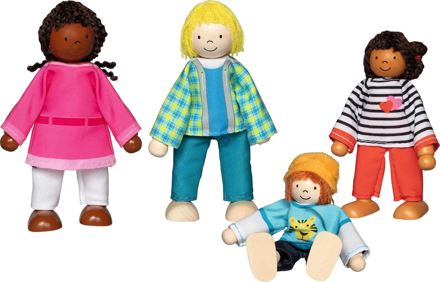 51463 - Fleksible Dukker Interkulturel Familie