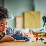 LEGO DC Batman: Batman in the Batmobile vs. Harley Quinn og Mr Freeze tegneserielegetøjsbil til børn Gave til drenge og piger 8 år 76274 Byggesæt Besuche den LEGO-Store