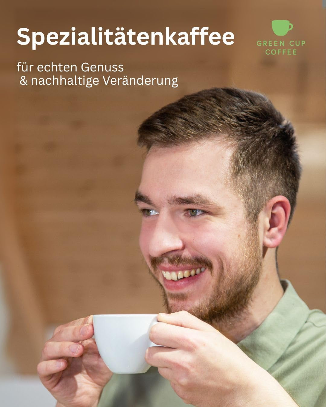 Kaffe - Aricha I 100% Arabica I Kaffebønner 250g I Ideel til automatiske kaffemaskiner, filterkaffe og fransk presse med frugtsmag I let ristet