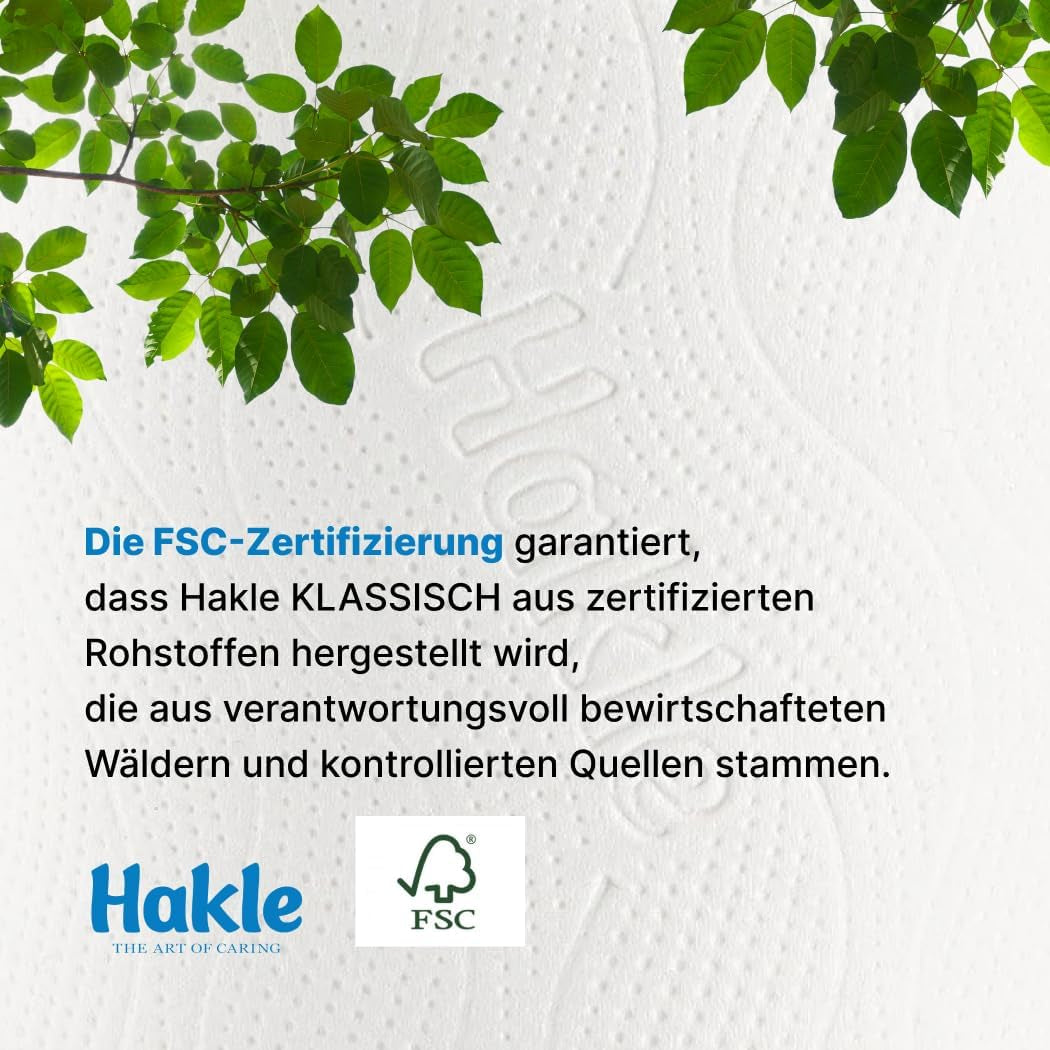 Hakle Traumweich toiletpapir - 16 ruller, skånsom rensning for velvære (2 pakke)