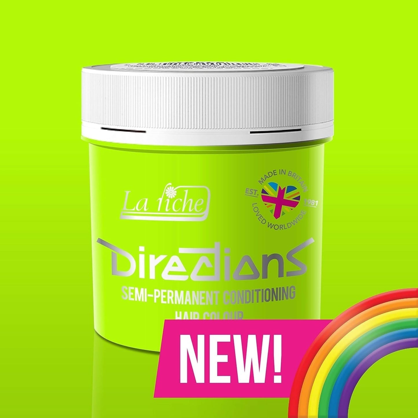 Vejledning semi-permanent hårfarve 88ml - Fluorescerende Orange Hårfarve Naty Shop Fluorescent Green 88 Ml (pakke med 2)