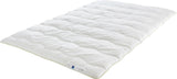 Badenia Trendline Eco quilt Aerelle Blue Duo 135 X 200 Cm, Hvid, Öko-Tex certificeret, Produceret i overensstemmelse med den tyske kvalitetsstandard Dyner og dyner Naty Shop
