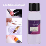 GZMAYUEN Poly Nail Gliding Solution 30ml * 2 Nail Extension Gel Flydende Poly Extension Gel - Nem DIY Gliding Solution med børste